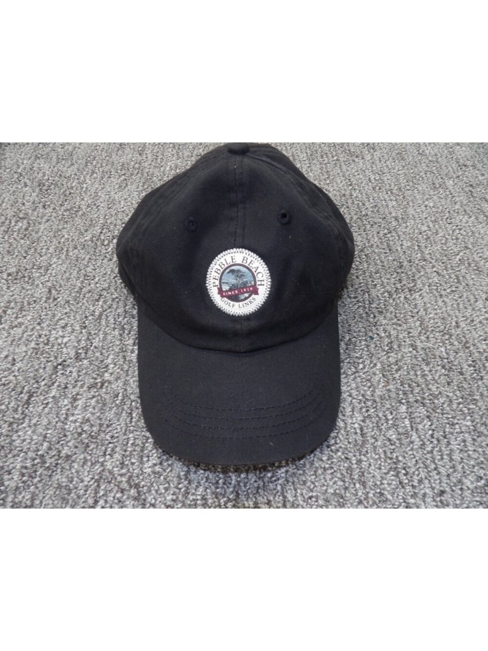 Pebble Beach Golf Links Black Adjustable Ahead Vintage.